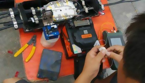 光纖接續(xù)的進程和過程