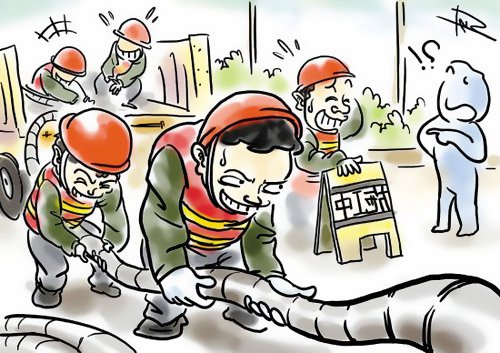 偷盜未交付高樓的電線電纜